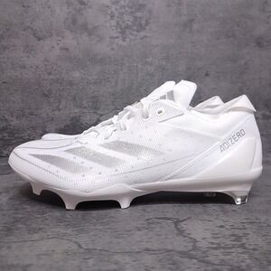 ADIDAS Adizero Electric Football Cleats Mens Size 8 White‎ Silver IE4374 Nby
